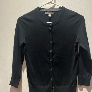 Banana Republic black cardigan sweater